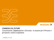 Weidmüller: connessi col futuro. Comunicazione, Digitalizzazione e Sicurezza 