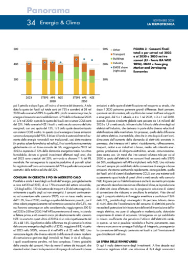 WEO 2024: accelerare la transizione energetica per traguardare la sostenibilit